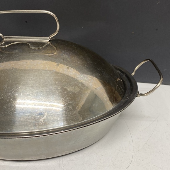 Cuisinart Pennsylvania Dutch Oval Roasting Pan 2 Qt C59-29D Stainless Steel - Picture 4 of 17